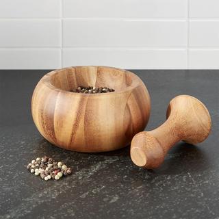 Acacia Mortar and Pestle