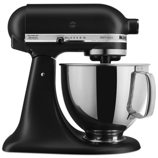 KitchenAid Artisan Series 5-Quart Tilt-Head Stand Mixer, Red (KSM150PSER)