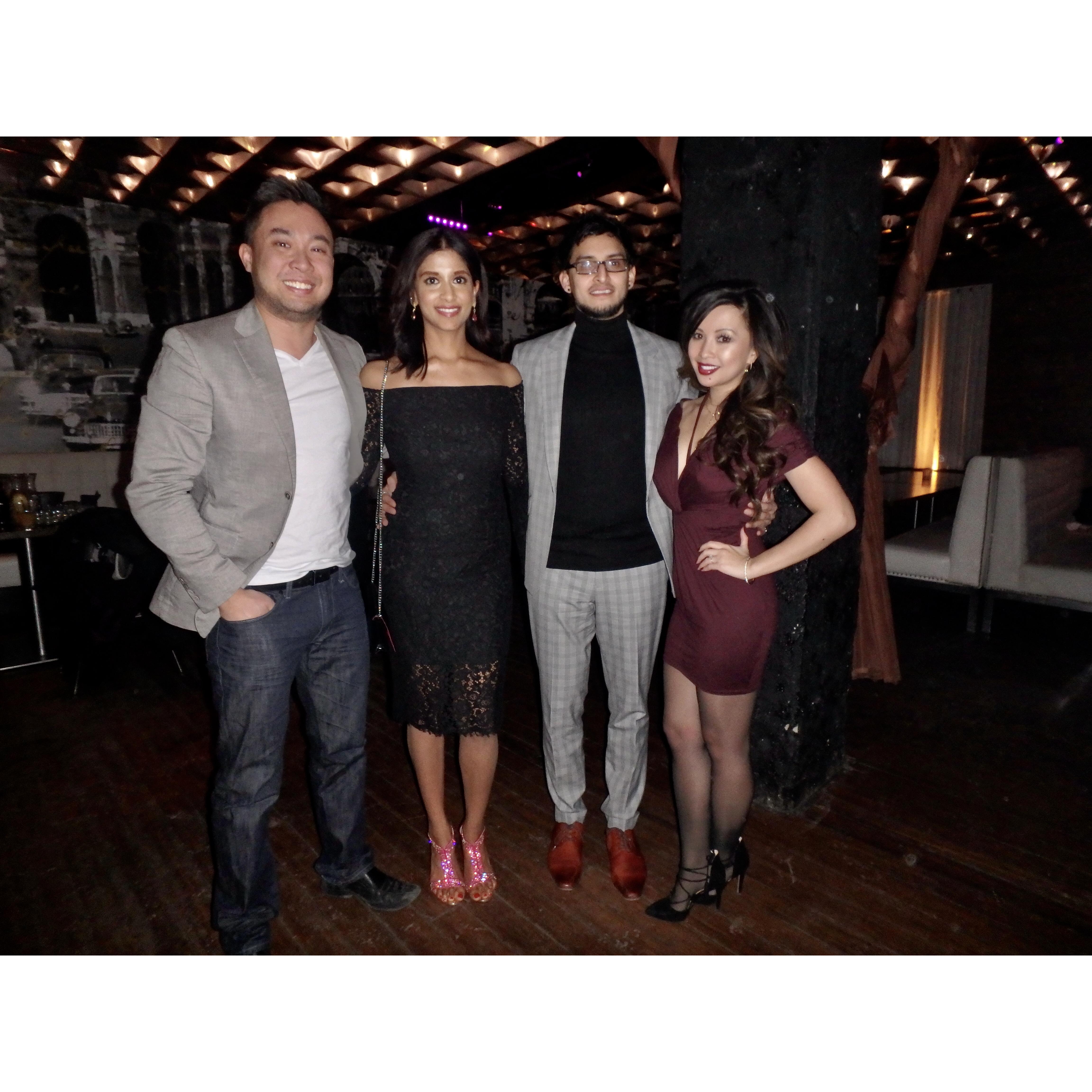 Celebrating the holidays with our good friends.