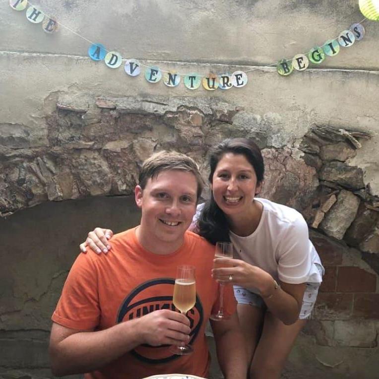 Celebrating in the garden in Lagrasse, one of our very favorite places to be.