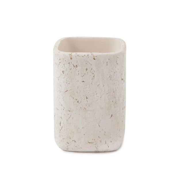 Aman Resin Tumbler, Ivory
