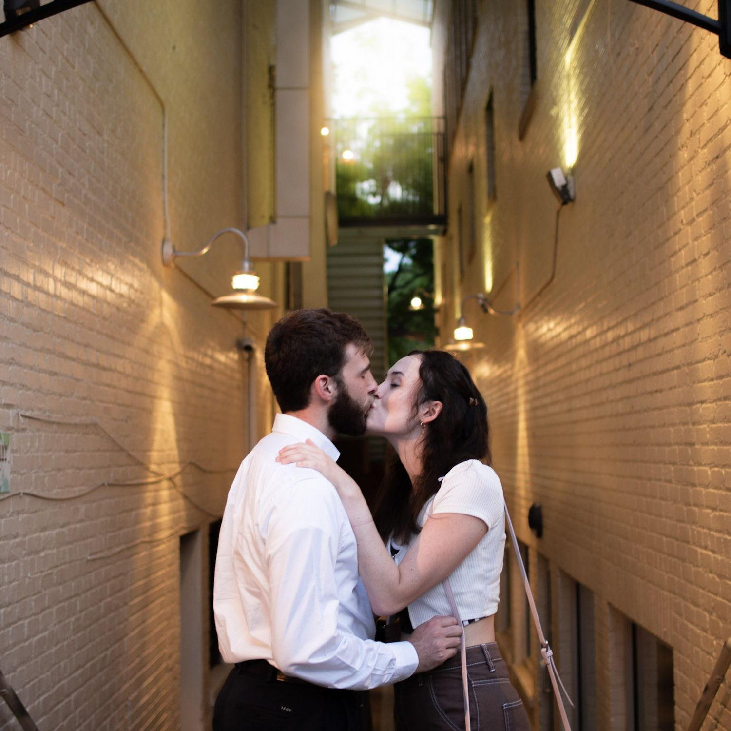 Sarah and Evan in Chapel Hill following graduation from UNC-Chapel Hill