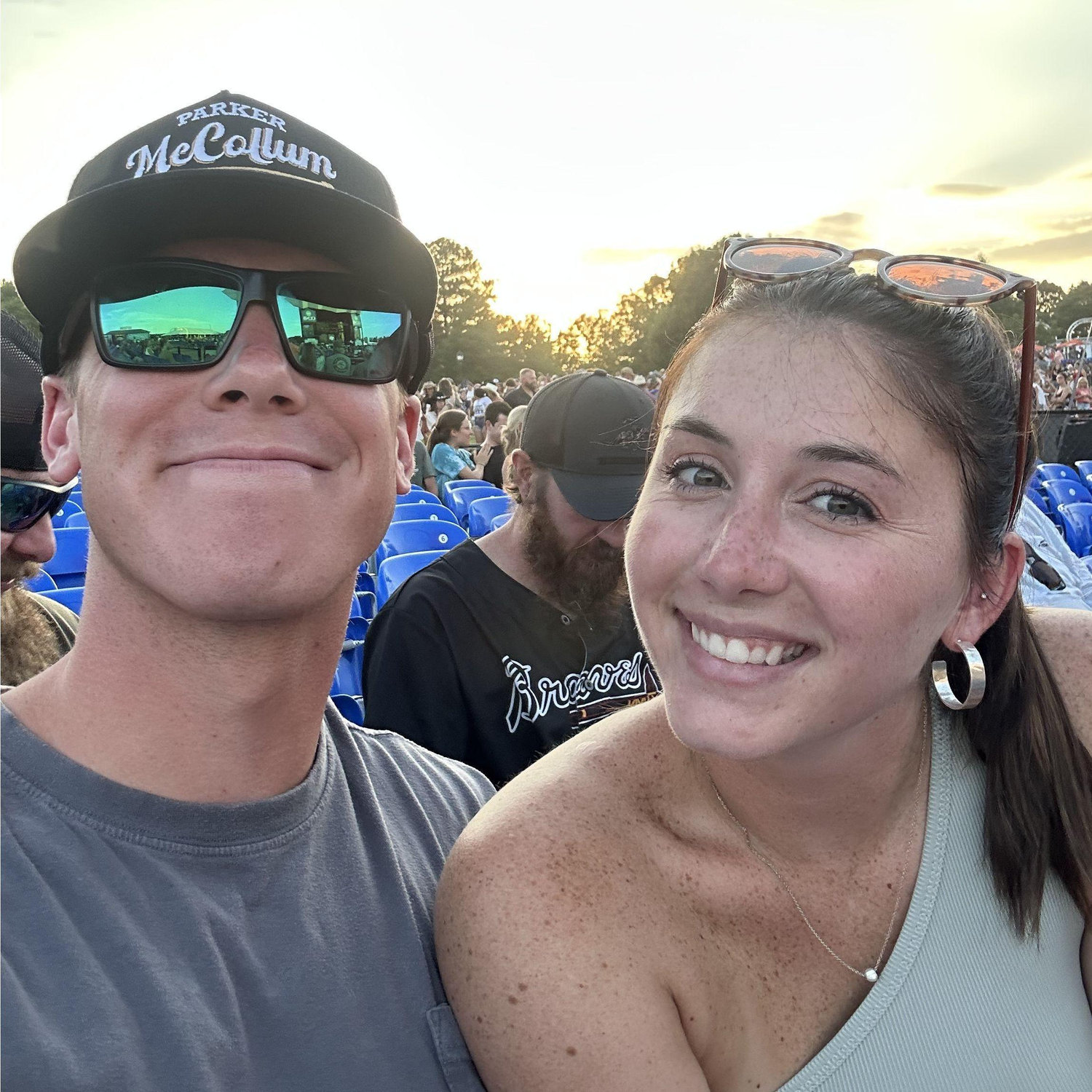 Dalton's birthday present - Parker McCullom tickets!