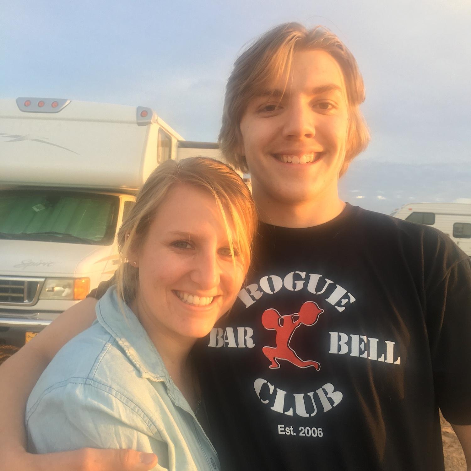 Mason drove out to the Sand Dunes to join the Werner Family