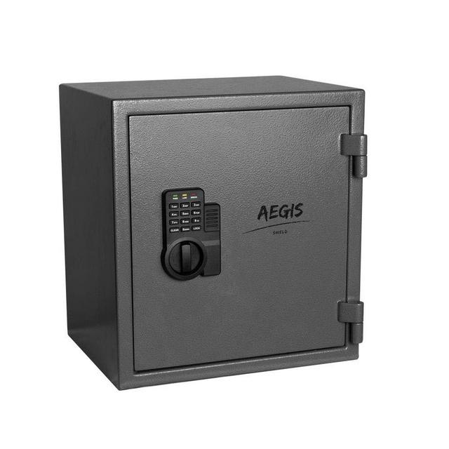 AEGIS 1.04 cu.ft Fireproof Safe Electronic Security Safe Box Fireproof Lock Box Home Safe for Hotel Office Money Cash Jewelry,Battery and Keys Included