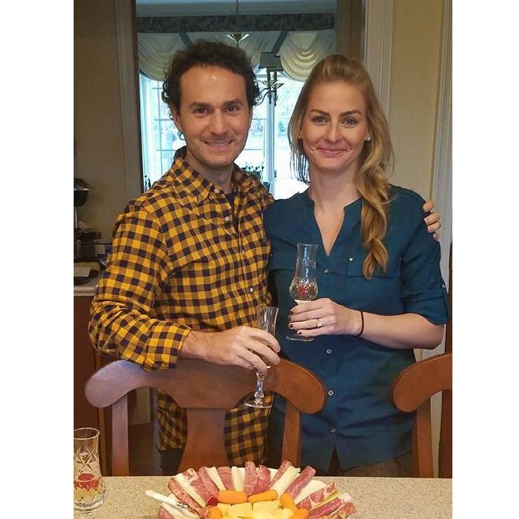 Celebrating our engagement with the Scarlatas--Thanksgiving 2017