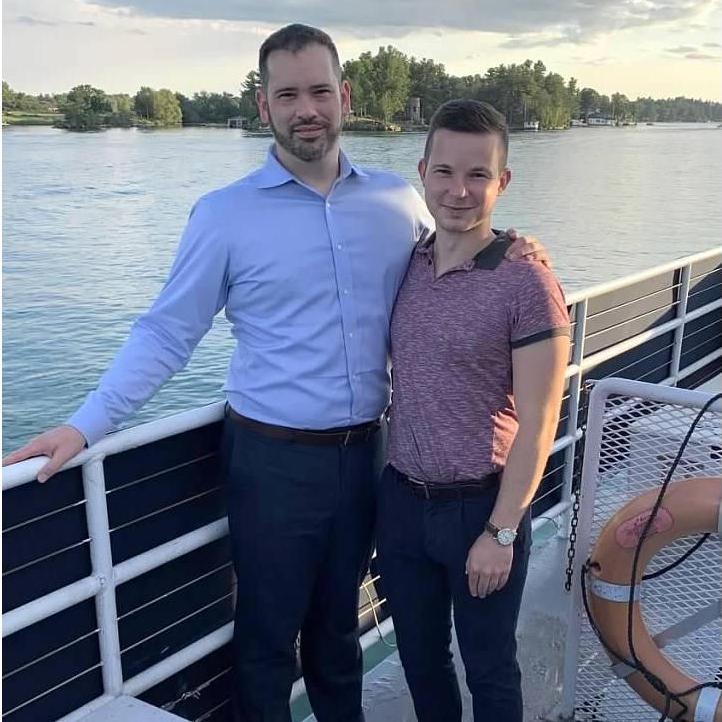 Brendon's sister's rehearsal dinner in the Thousand Islands, NY
