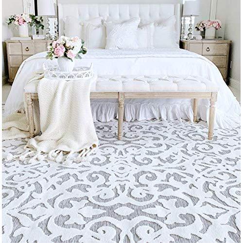 My Texas House by Orian Indoor/Outdoor Lady Bird Area Rug, 9' x 13', Natural/Grey