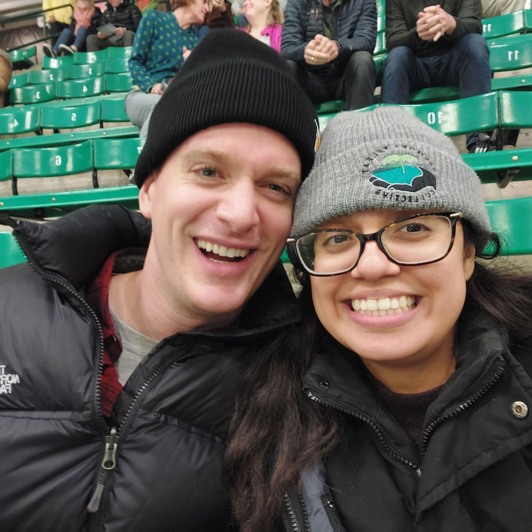 Catching a Dartmouth hockey game