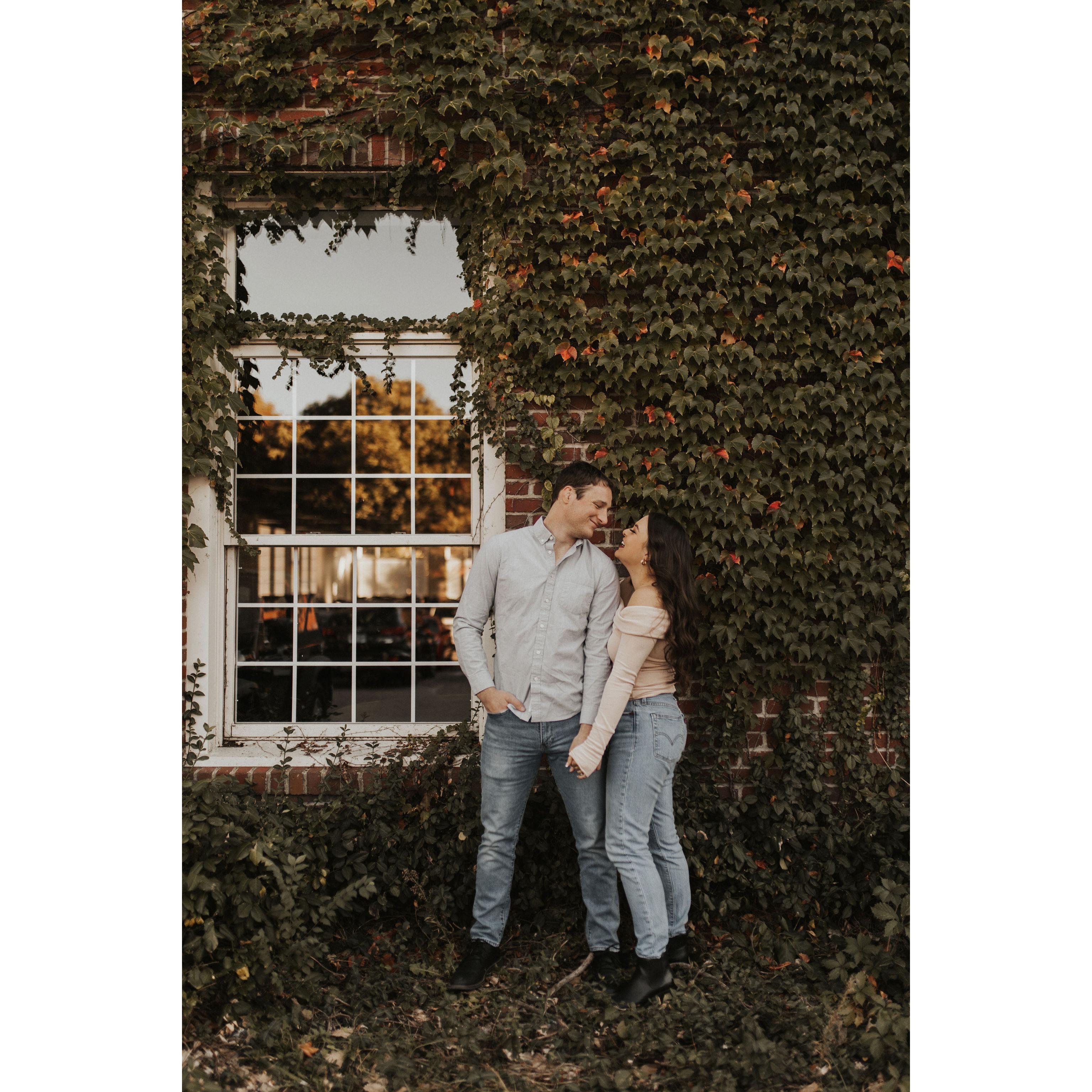 From our engagement photoshoot, October 2021.