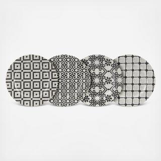 Calcada Portuguesa Dessert Plate, Set of 4