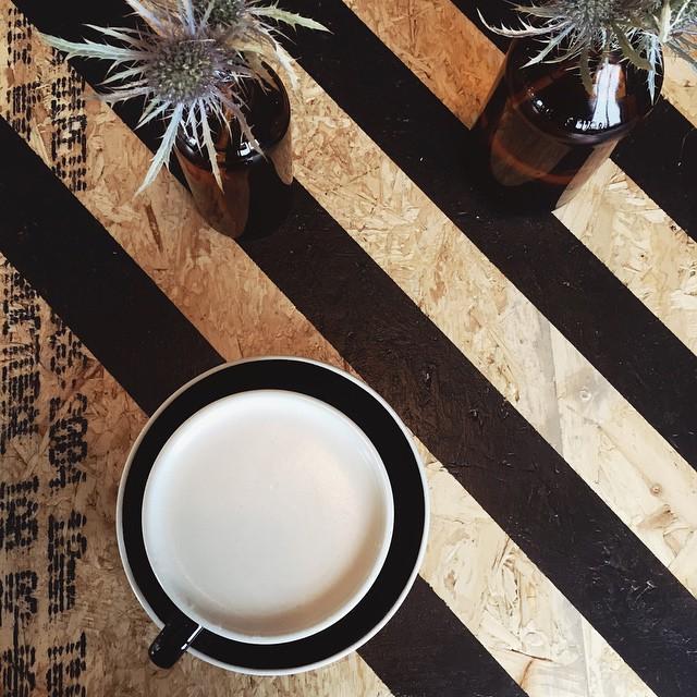 April 29th, 2015:
Emilio snapped this shot of his chai latte at BLK MRKT Coffee in Traverse City.