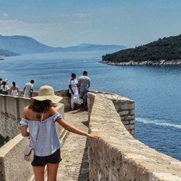 Tour of the city walls in dubrovnik