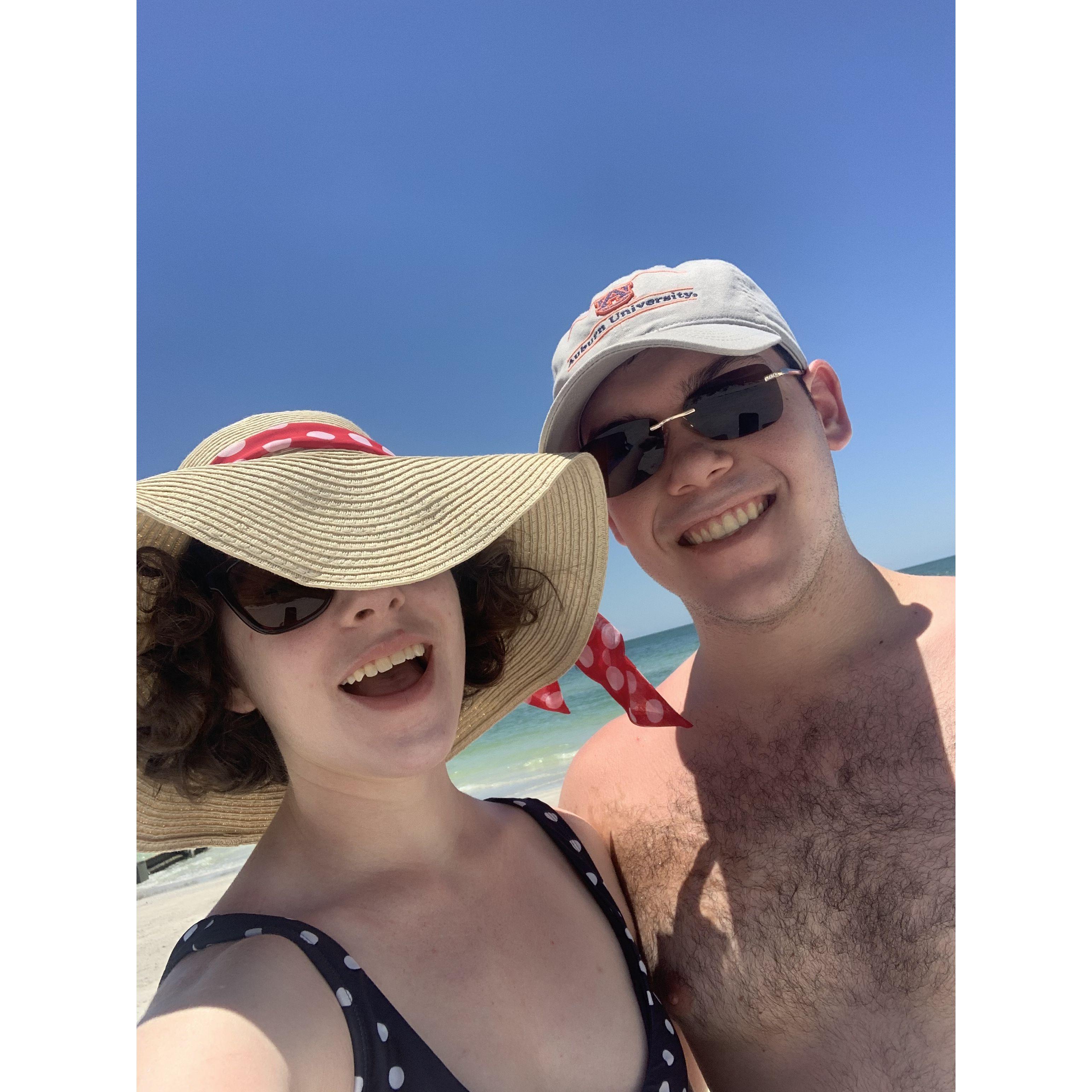 Our first trip as a couple visiting Steven and Kristi in Tampa