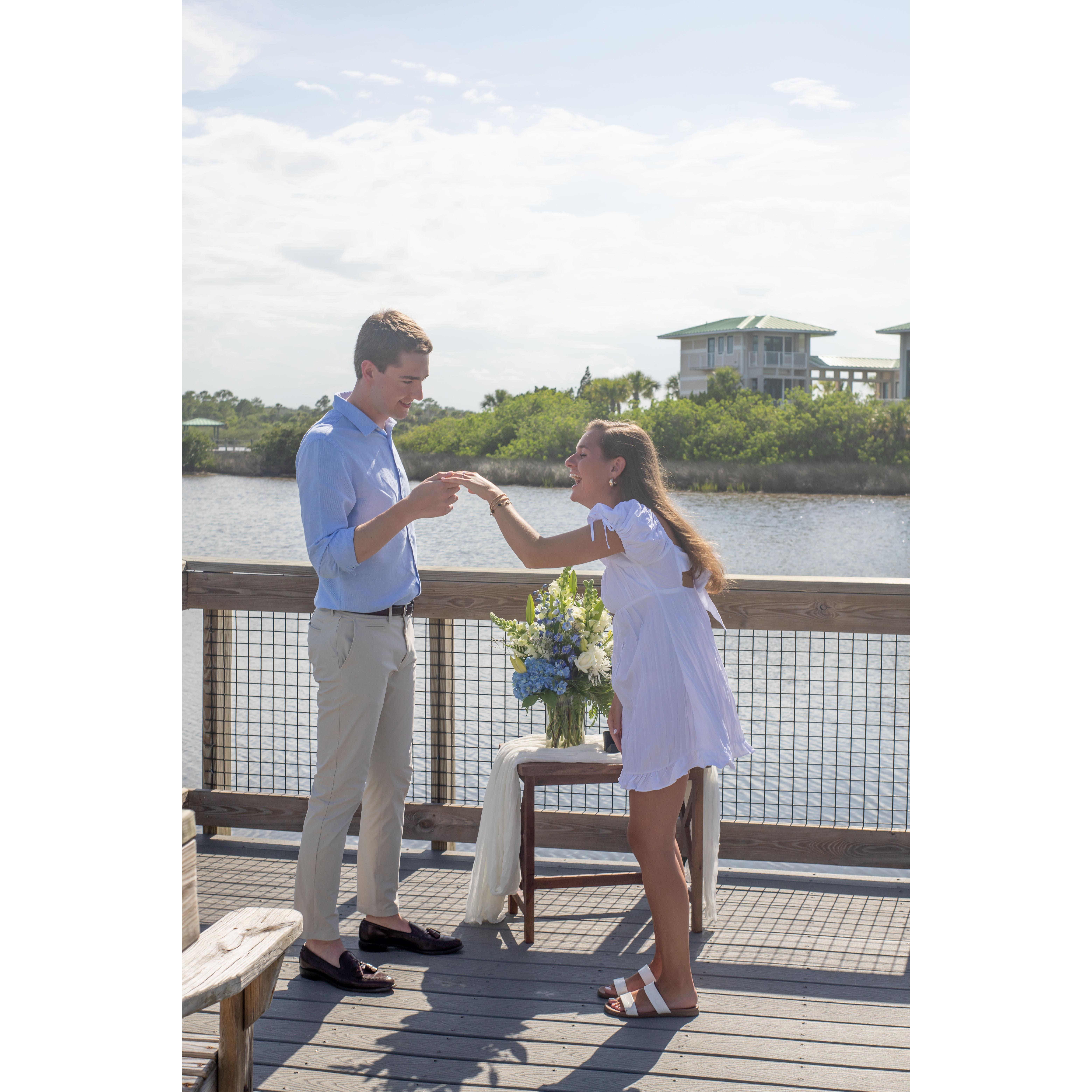 Engagement in Flagler Beach, July 2024