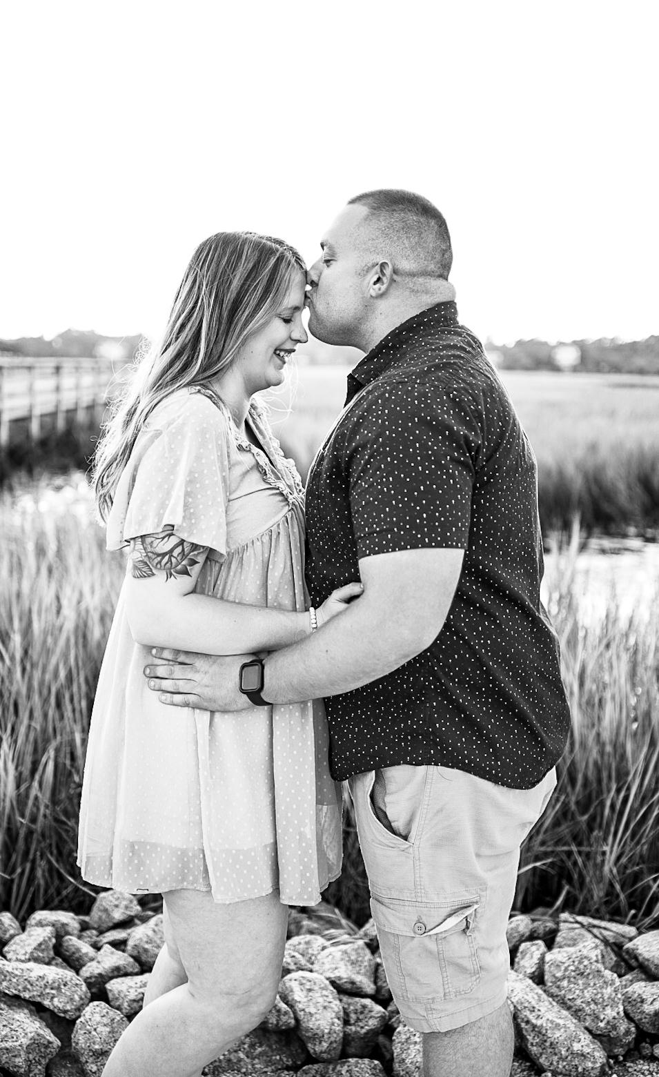 One kiss on the forehead is so much sweeter than a thousand kiss on the lips. No lust full of love and respect