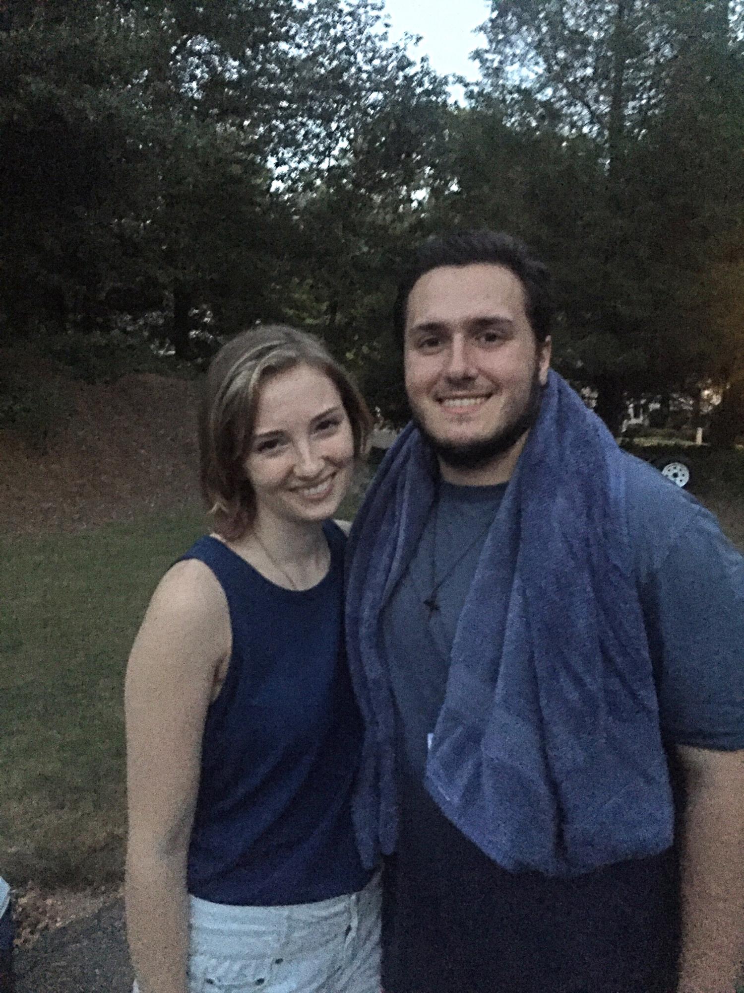 A picture from Grant's baptism in September of 2016.