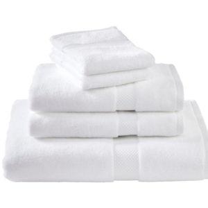 Premium Cotton Towels - White Bath Sheet
