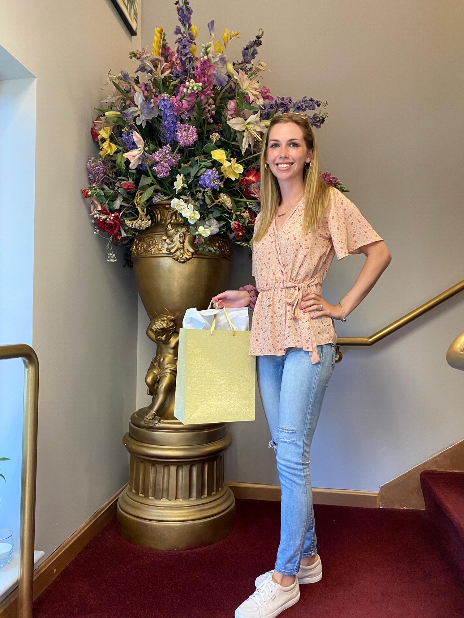 Wedding dress fitting