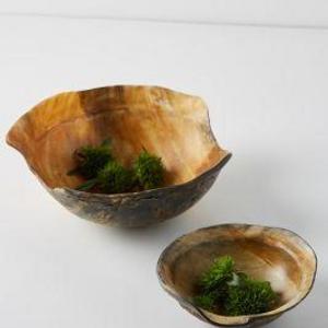 Reclaimed Horn Bowl Set