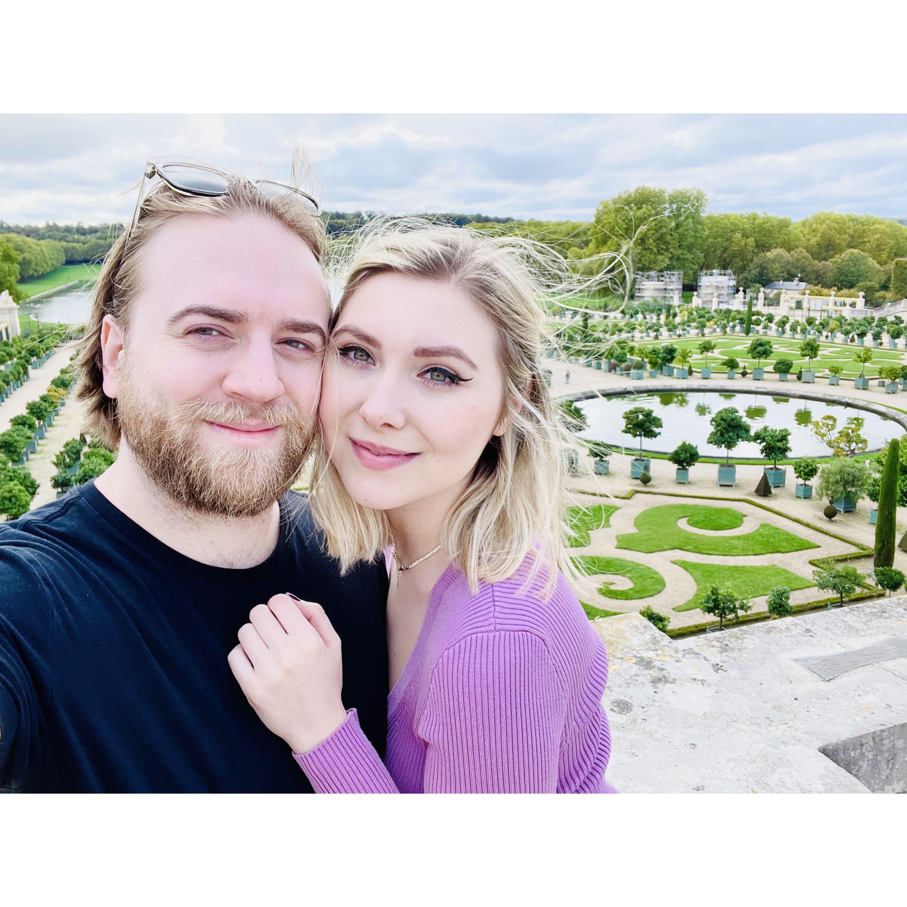 At the Palace of Versailles, in Versailles France!