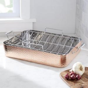 Fleischer and Wolf - Fleischer and Wolf Seville Hammered Tri-Ply Copper Roaster