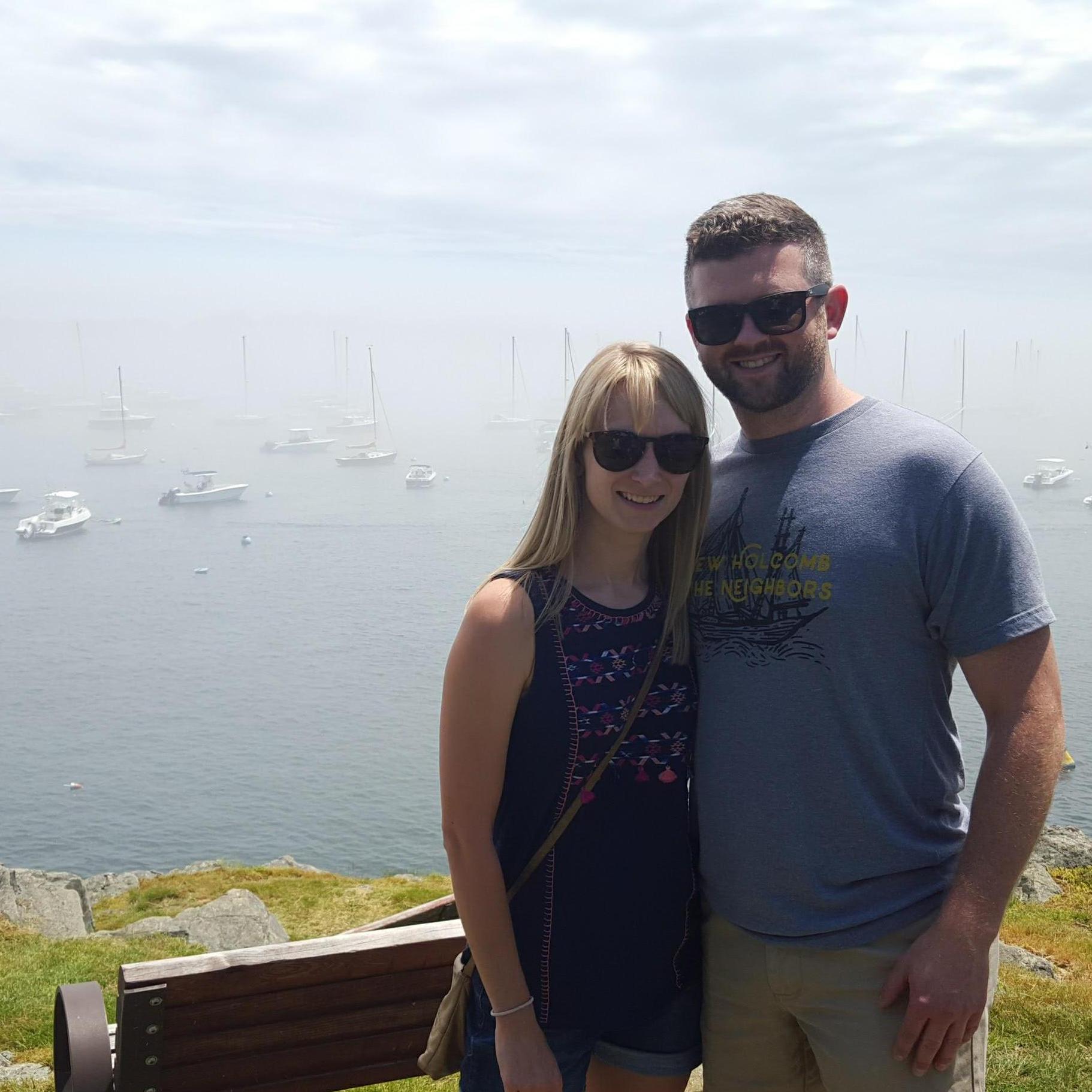 First trip together visiting Andy & Anna in Marblehead.