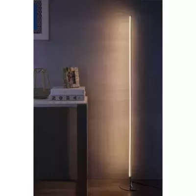 JONATHAN Y Iris 59.5" LED Integrated Floor Lamp in Chrome