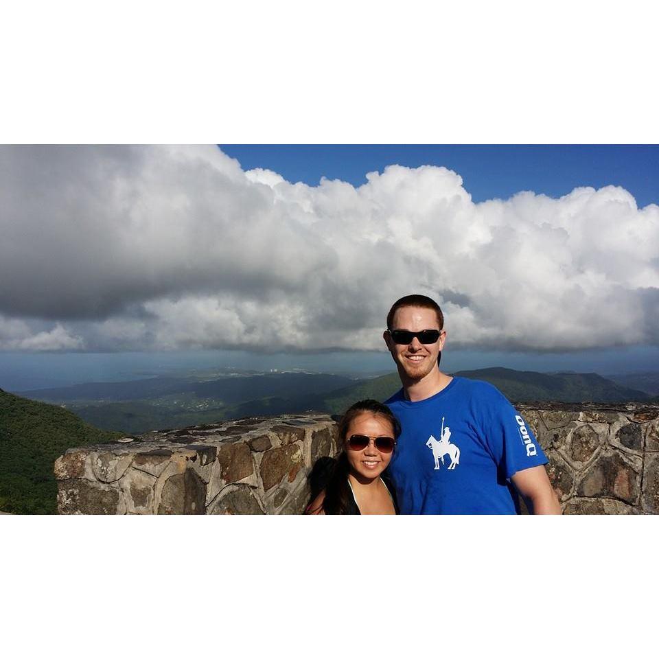 Our first trip together in Puerto Rico