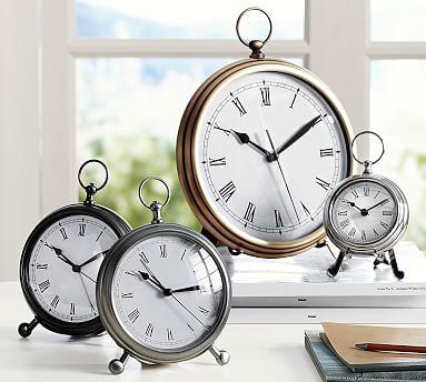 Pocket Watch Clock, Medium, BRONZE FINISH