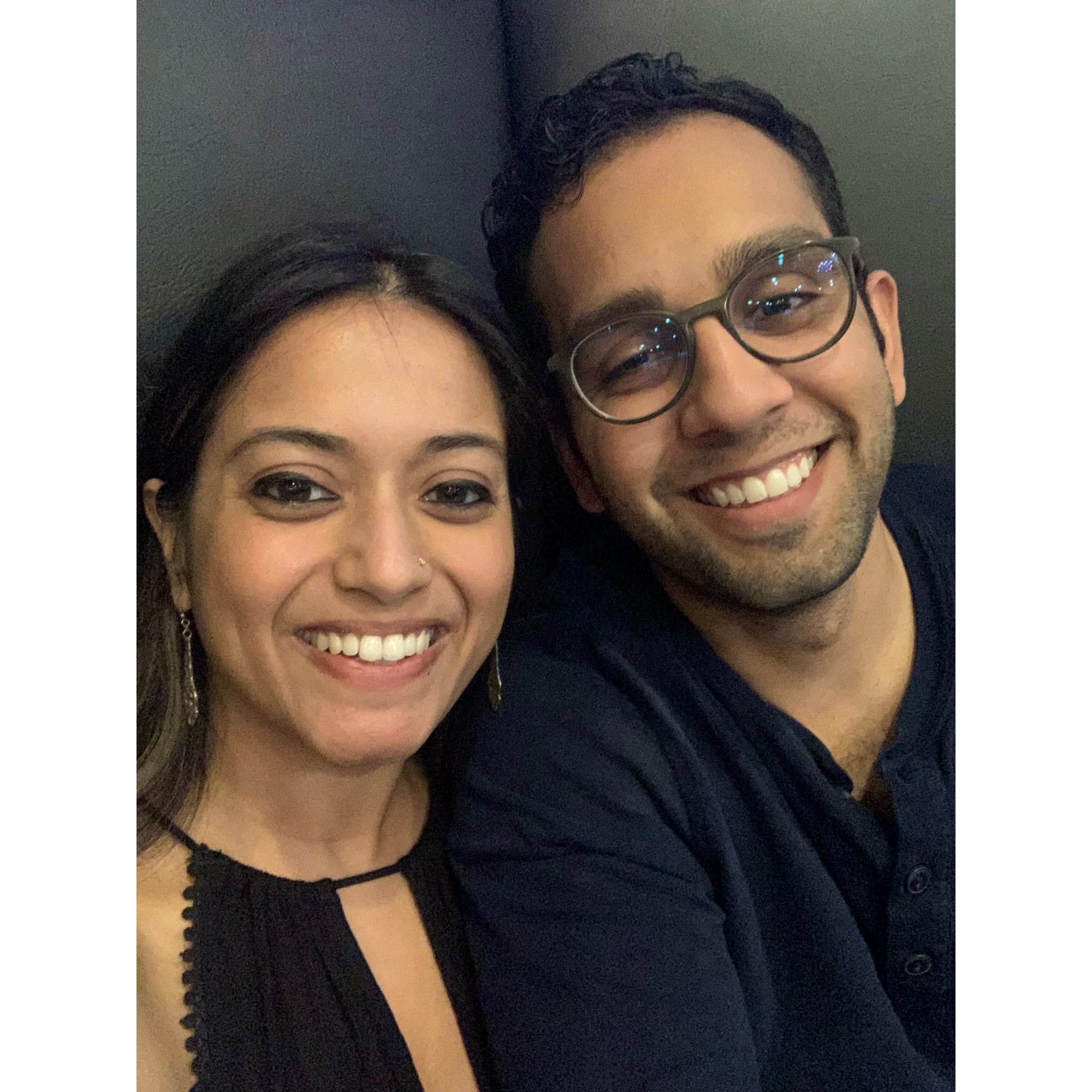 First date as an engaged couple! February 2021.