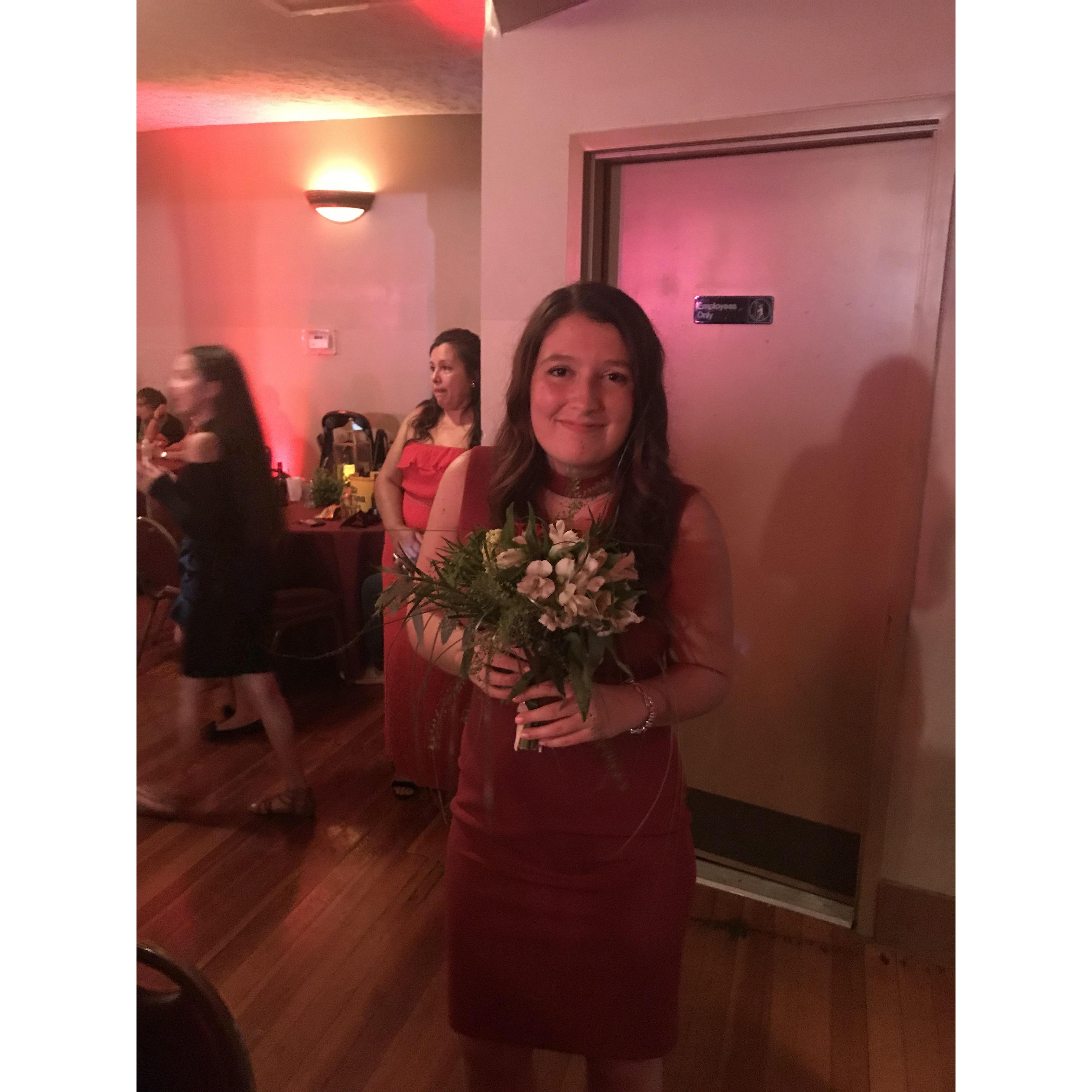 Funny story... I caught this bouquet the same night Connor asked my parents if he could marry me!