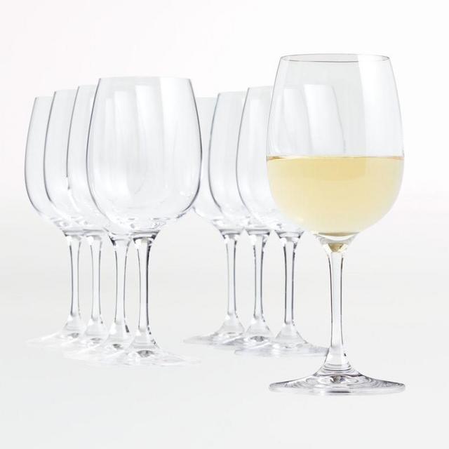 Aspen White Wine Glasses, Set of 8