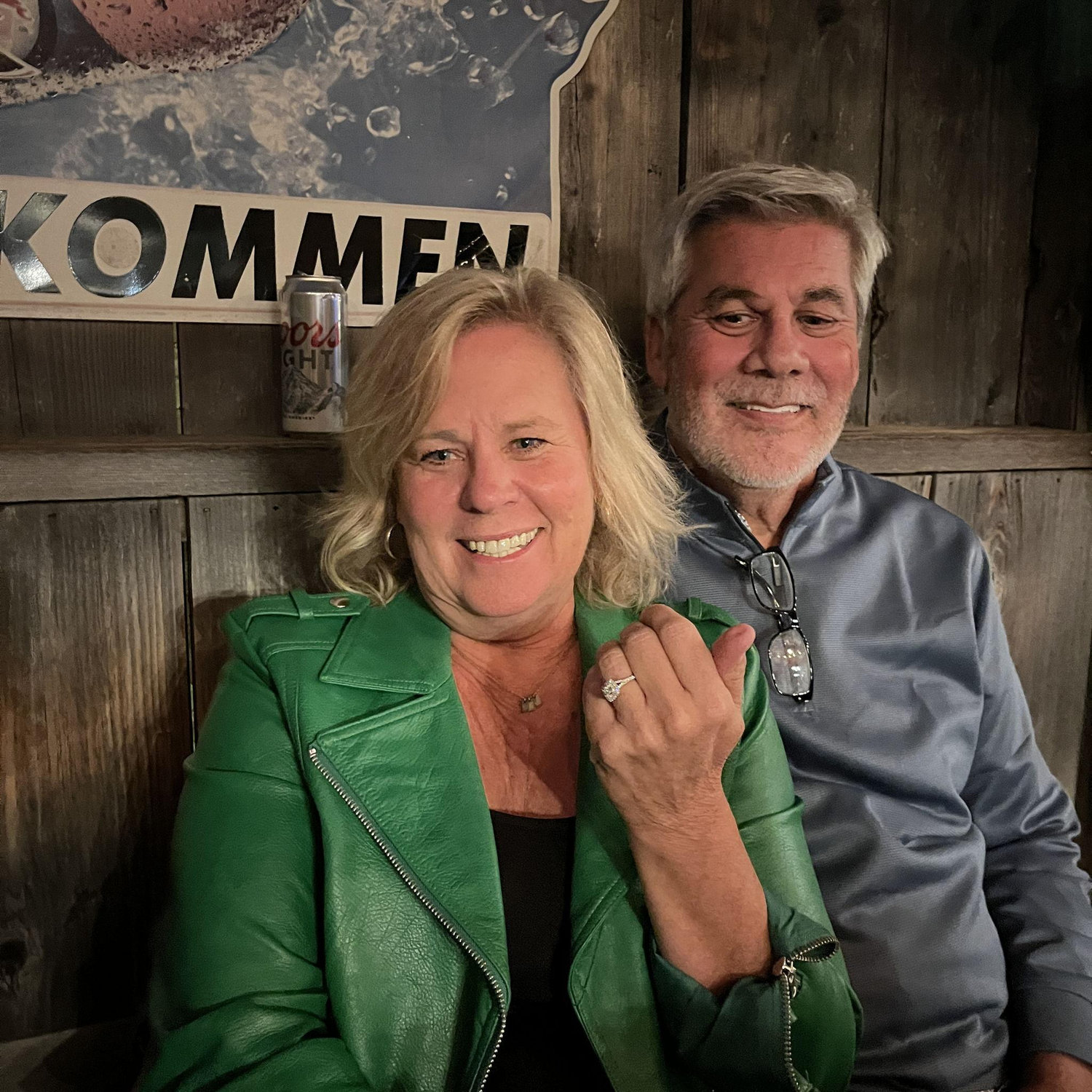 Engagement celebration at the Ol' Stuga -- after the special moment at Papa Earl's house..  (Hyllningsfest 2023).