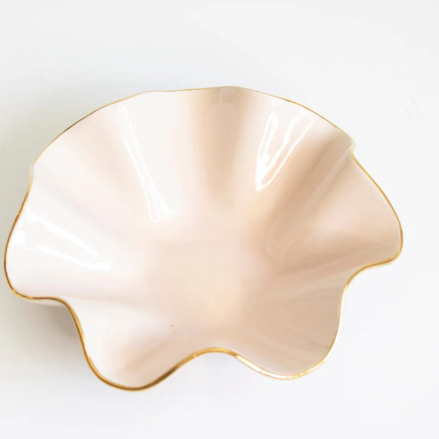 Alene Wavy Bowl- Peony