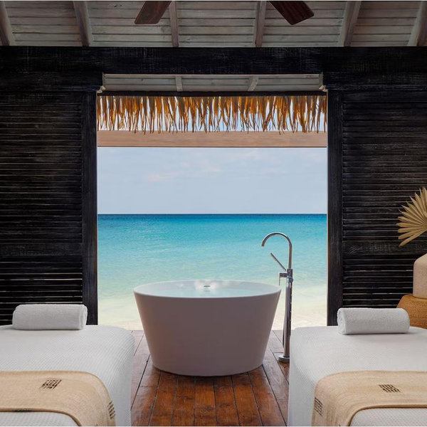 60-Minute Couples Massage (on our honeymoon in St. Lucia)