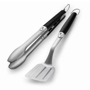 2-Piece Stainless Steel Grill Tool Set