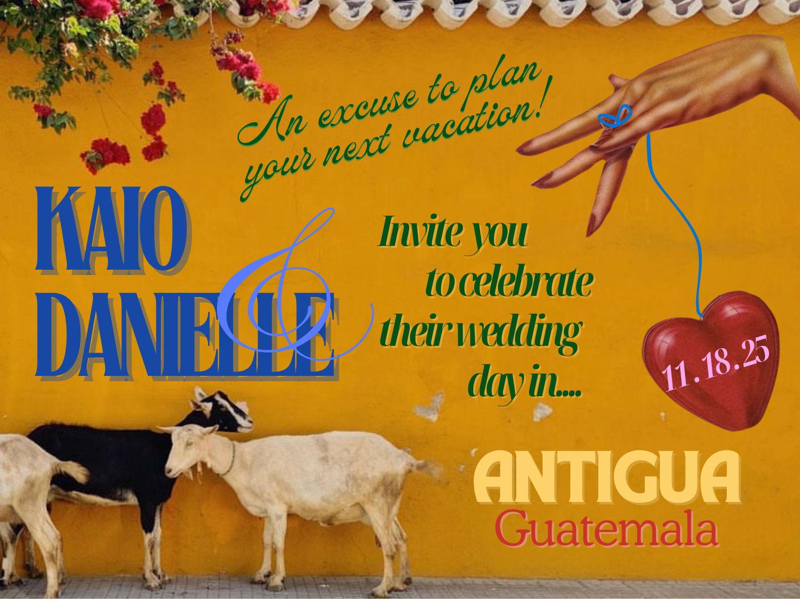 The Wedding Website of Danielle Galgoczy and Kaio Kathriner