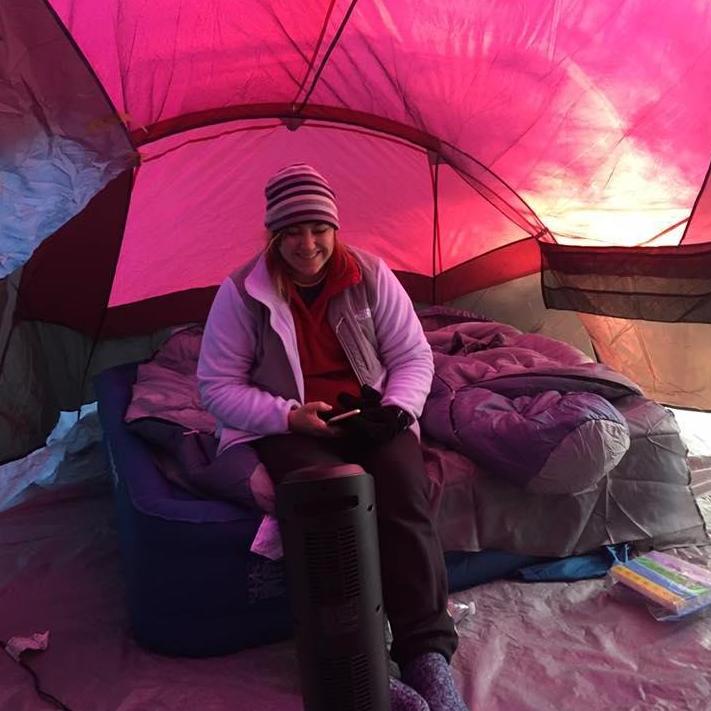 Camping in below freezing temps at Jordan Lake