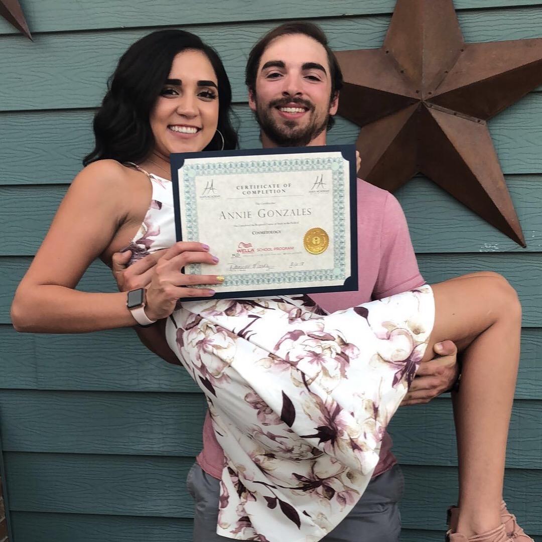 Hair school graduation!