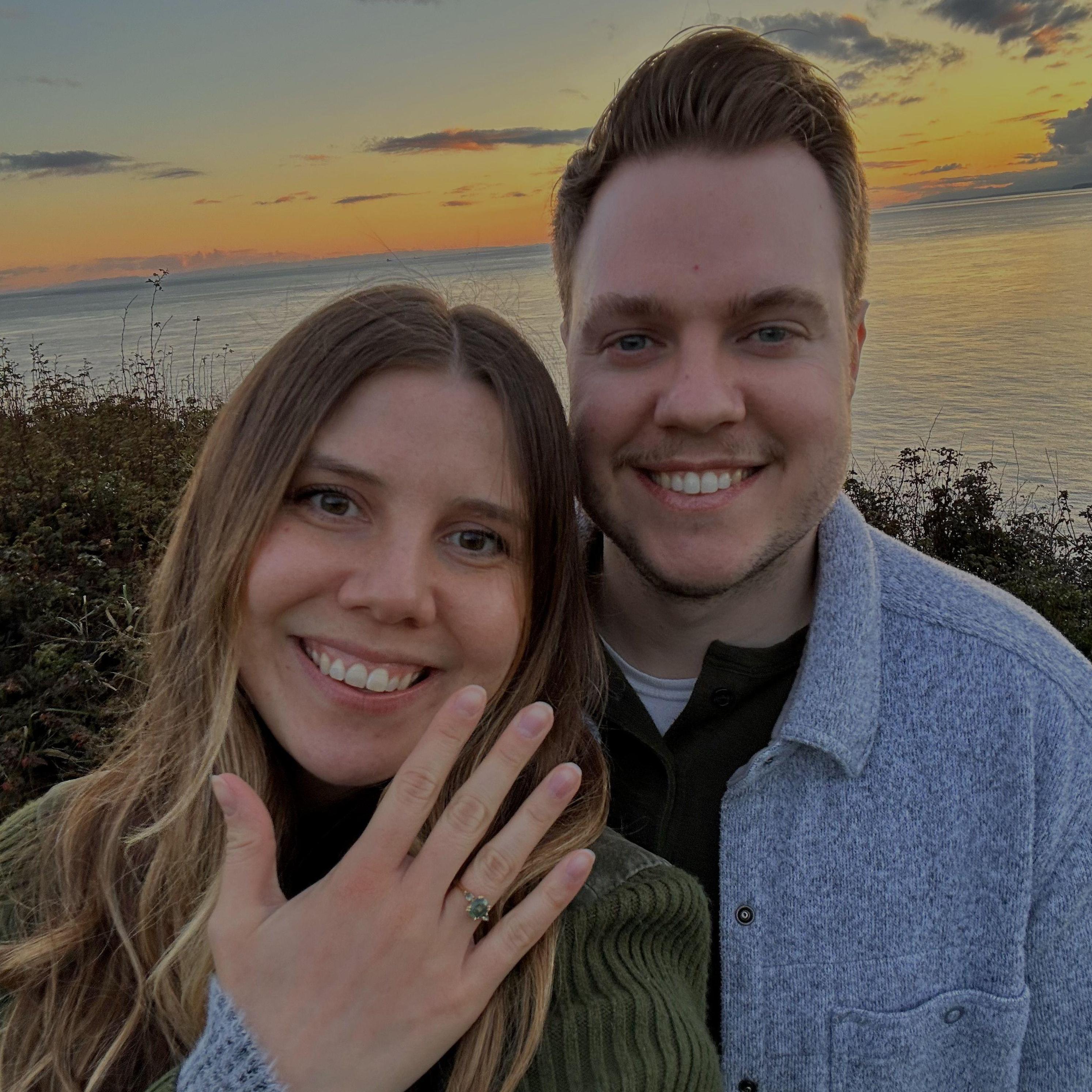 November 2023. We went back to the place Aleck proposed every night to watch the sunset (and get more pics!)