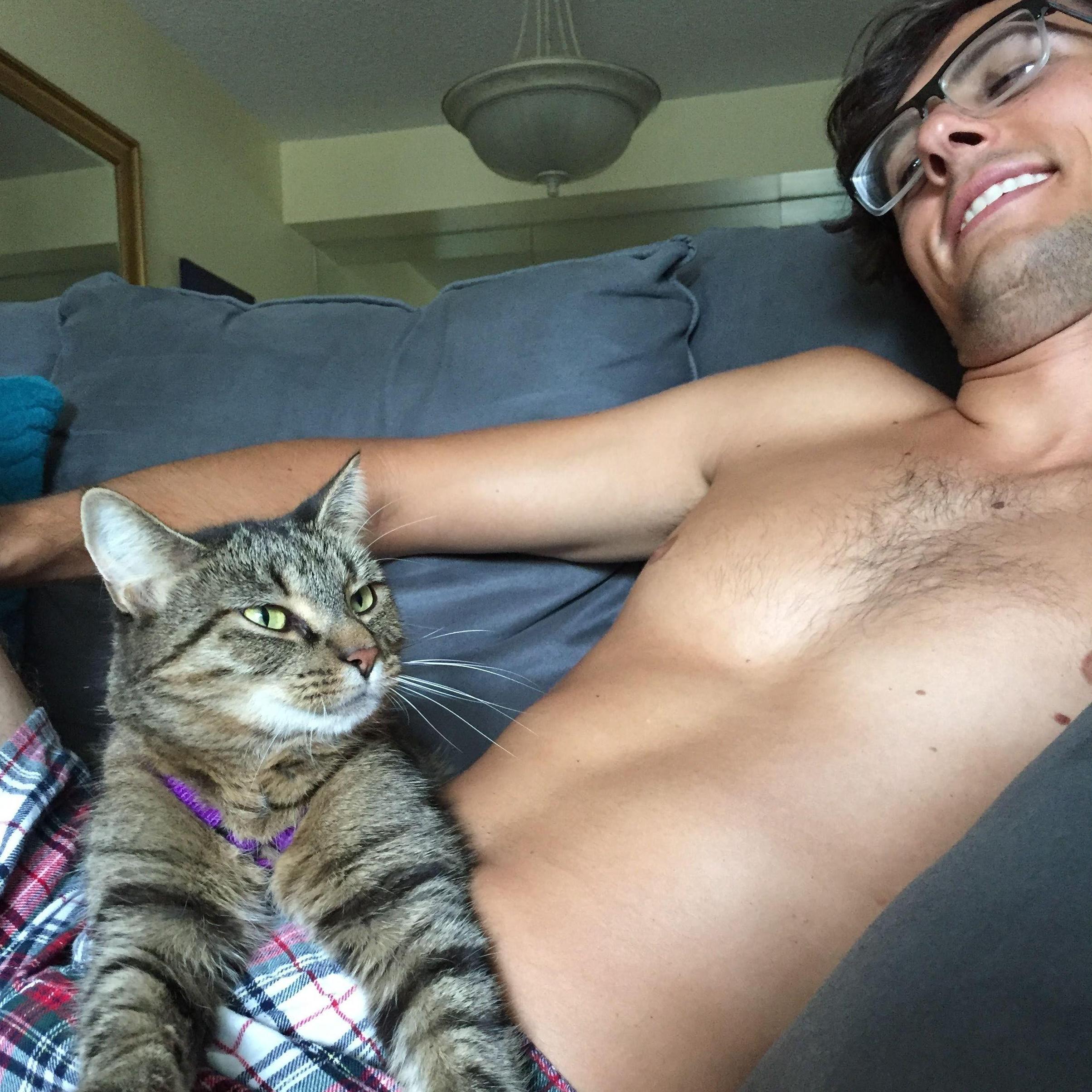 Adam becomes a cat dad. Lily already so in love with him.