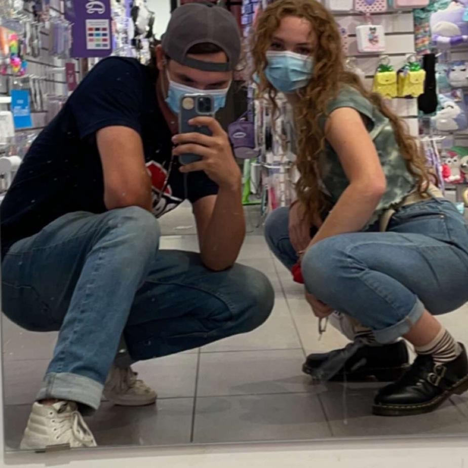 One week before we started dating!