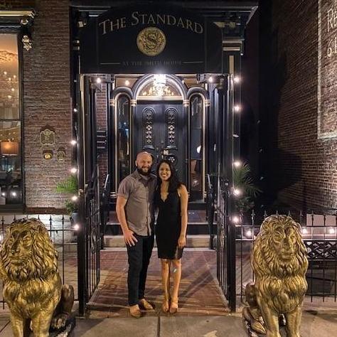 Fancy dinner to celebrate our Engagement!