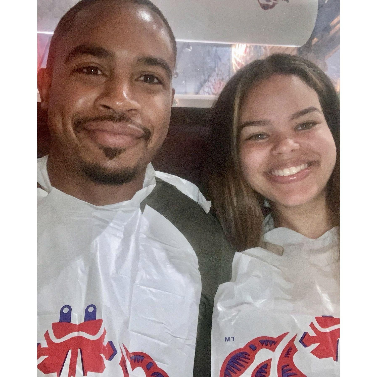 One of our first dates, we went to watch Maverick City in Philadelphia and stopped to eat Crab legs. It was my first time and he taught me how to eat them!