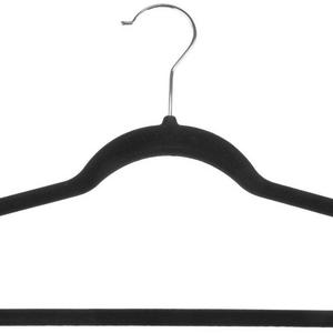 AmazonBasics Velvet Suit Hangers - 50-Pack, Black