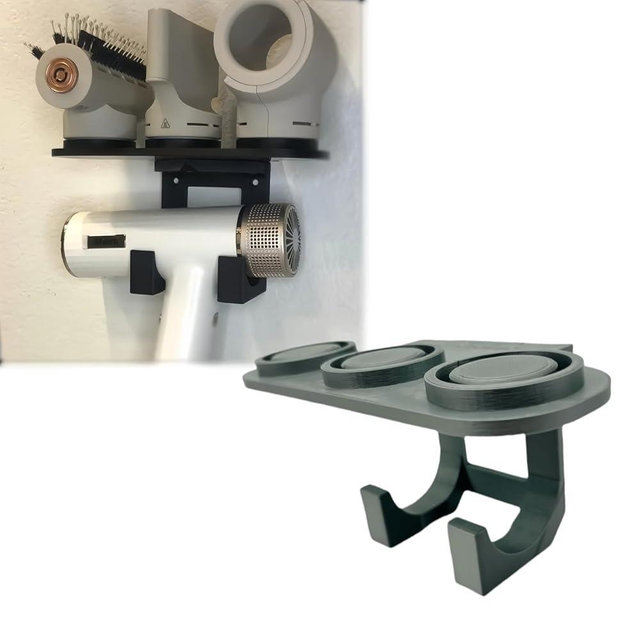 Wall Mount Storage Box for Shark SpeedStyle/Pro Flex, Suitable for Shark HD331/HD332 Hair Dryer Accessory Holder