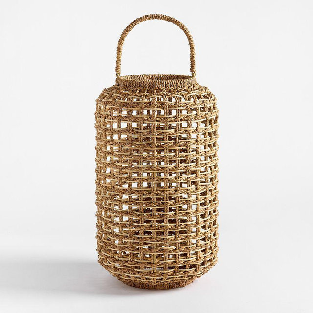 Conrad Woven Lantern: Natural: Large 22"