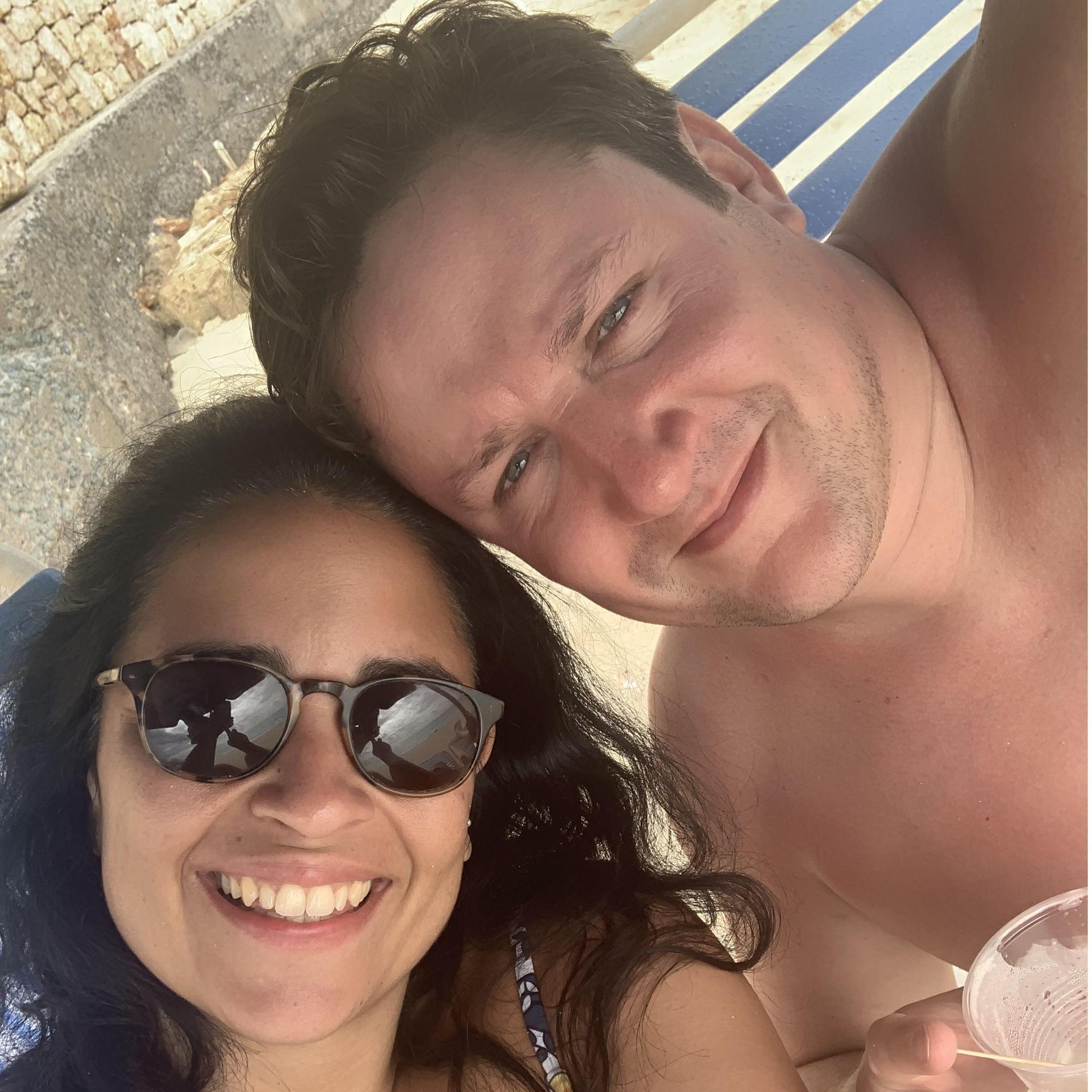 Beach selfie from Saint Martin!