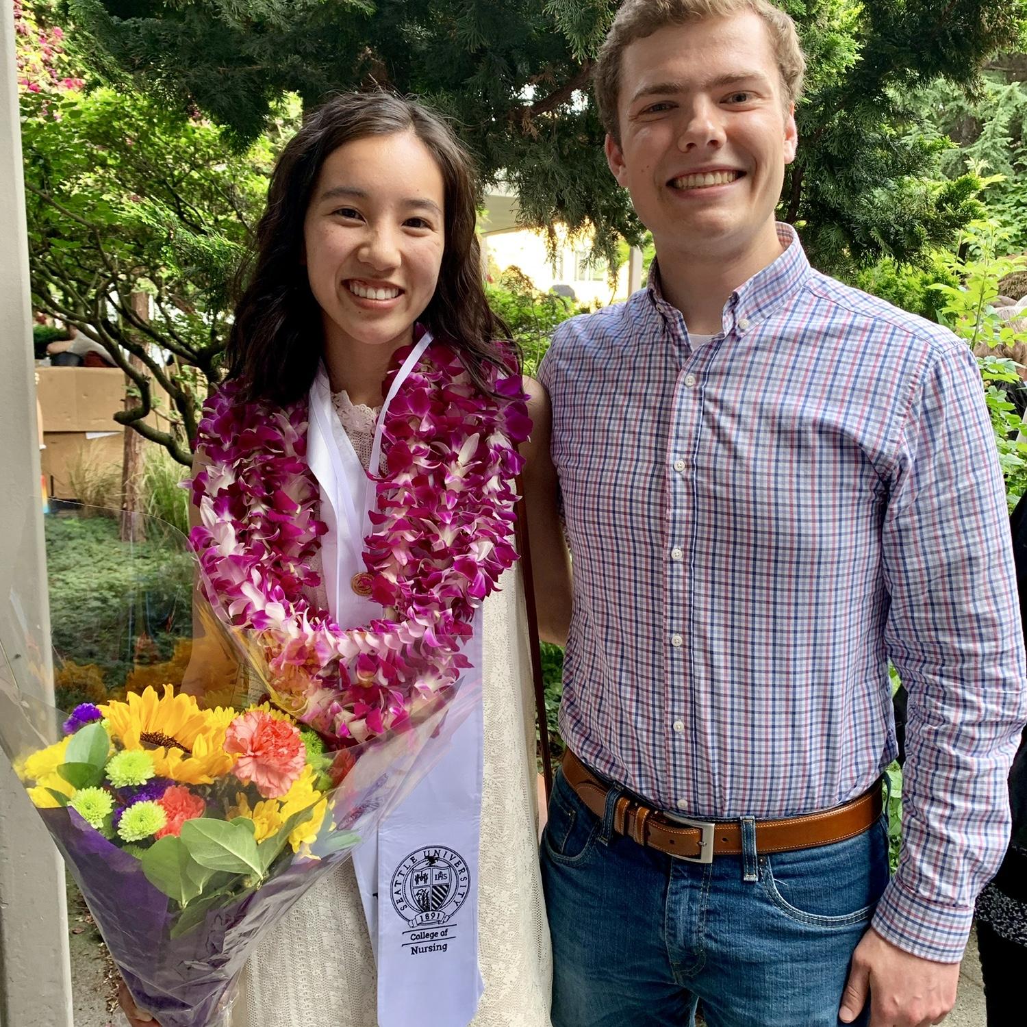 June 2019. Camille’s Graduation Pinning Ceremony.